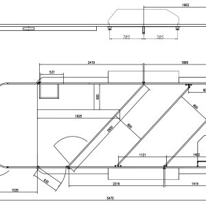 2HAL-C5475 horse float floorplan